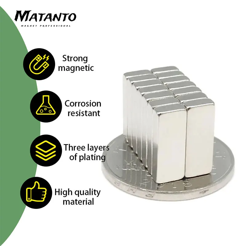 20-250 шт. 15x6x5 мм блок мощные магниты N35 прямоугольные Постоянные неодимовые 15*6*5