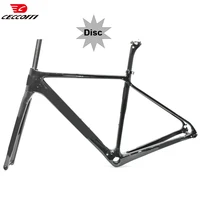 Rear Space 142mm Carbon Disc Brake Road Bike Frame Fit 700C Wheels And 25mm Tires Bicycle Frameset Include BB86 Adapter