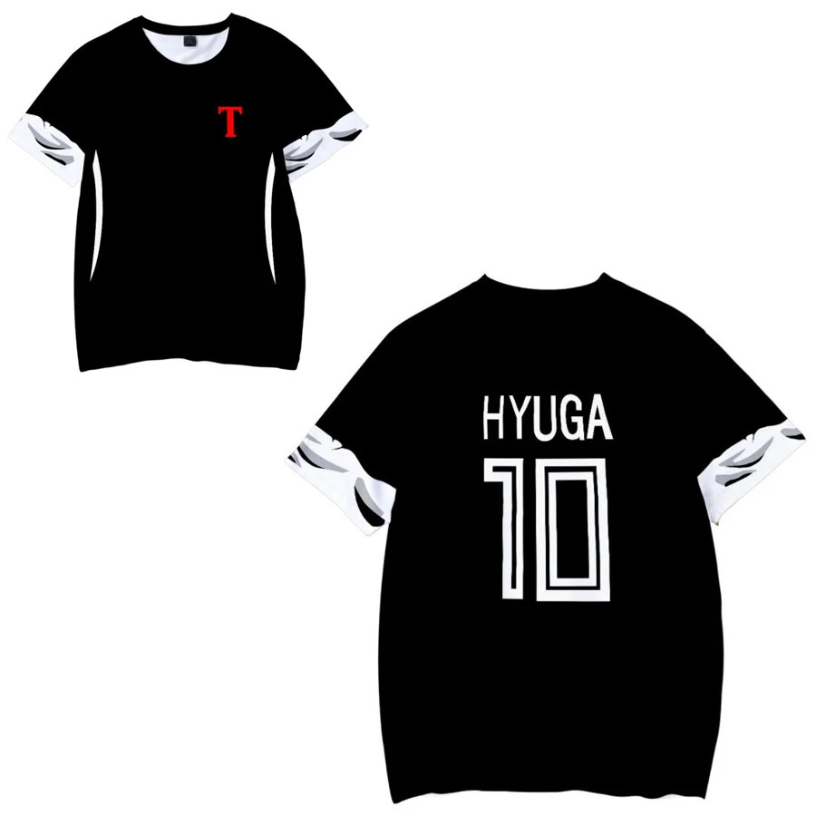 

New in Captain Tsubasa Football T Shirt Women Men Cosplay Costume Ozora Tsubasa Kojiro Hyuga Short Sleeve Graphic Tees Jerseys