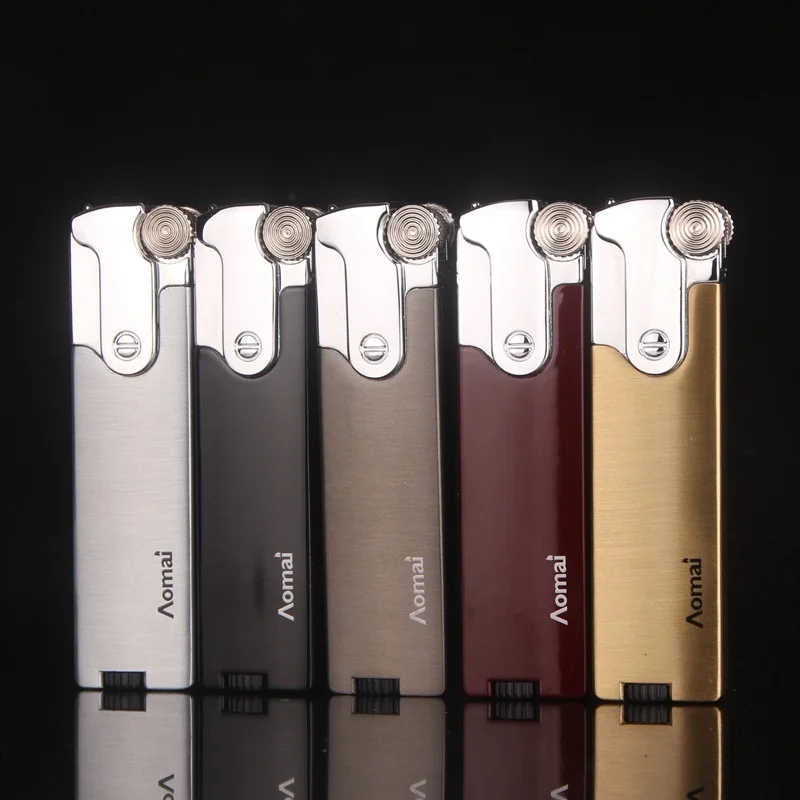 

Портативная Бутановая газовая зажигалка с прямым отверстием, гаджеты для мужчин, зажигалка Омар