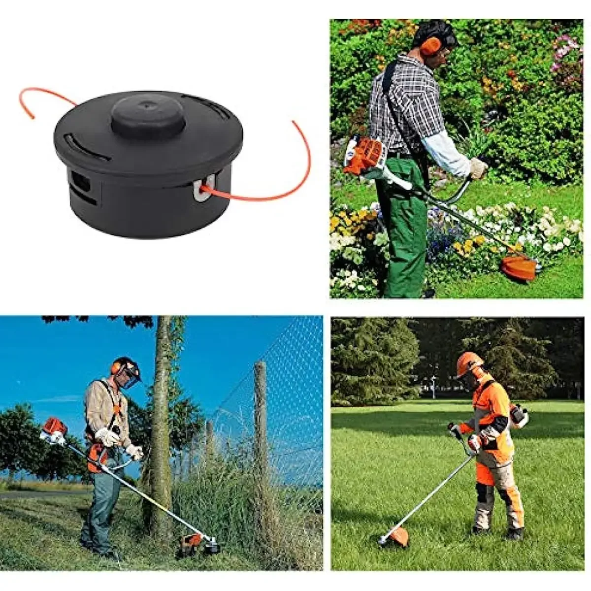 Головка триммера и линия 25-2 для Stihl FS90 FS100RX FS110 FS120 FS130 FS200 FS250 FS44 FS55 FS55R FS56 FS70 FS80 FS83 FS85