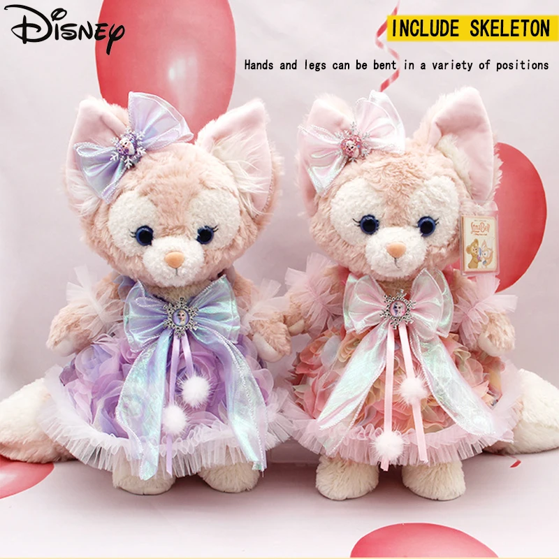 

Disney Kawaii Linabell плюшевая игрушка «Лиса» с деформируемым скелетом, мультяшная кукла, подушка, диванная подушка, украшение для кровати, девочка, ...