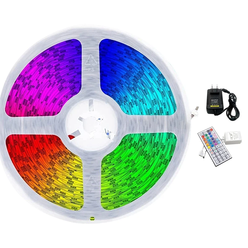 

Светодиодная ленсветильник RGB с пультом ДУ на 44 кнопки, 5 м
