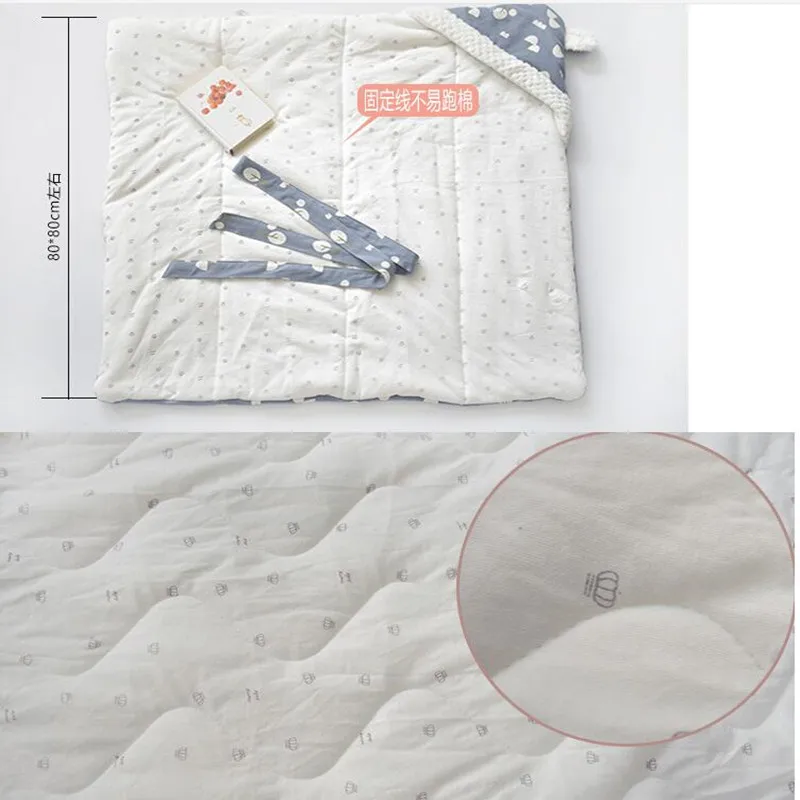 Baby Wrapp Winter Envelopes Cotton Soft Warm Hooded Blankets Newborn Stuff Swaddler Sleeping Bags Otulacz Swaddleme | Мать и ребенок