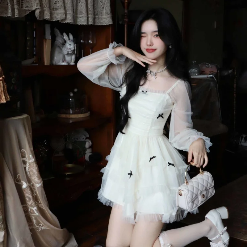 

European And American Style Women's 2023 Spring New Sexy Open Back Hollowed Out Long Dress With Suspender