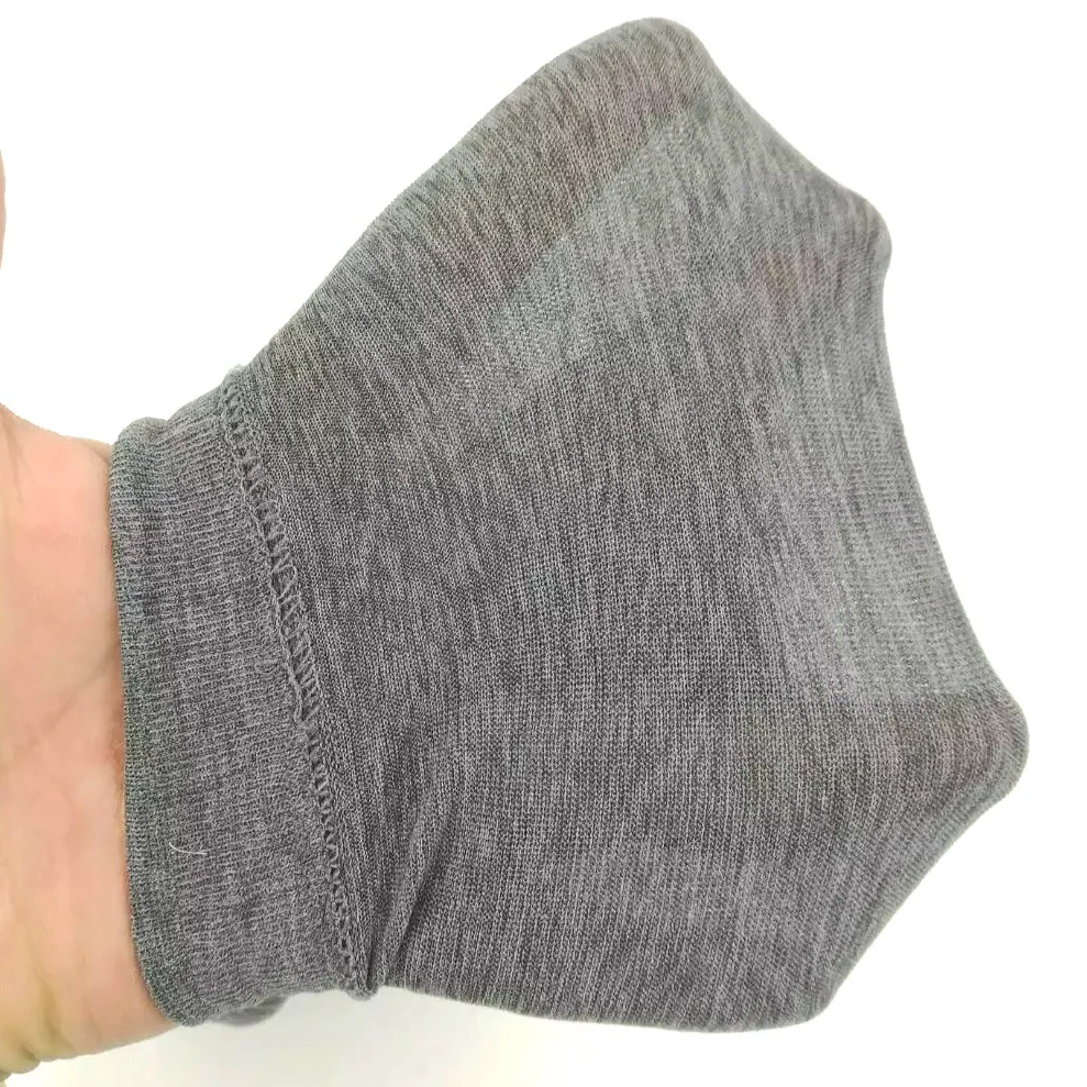 10 Pairs/lot Breathable Long Socks Bamboo Fiber Socks Summer Thin Stripe Men Silk Sports Socks Mercerized Cotton Short Sock