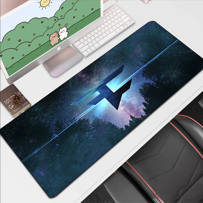 

Игровой коврик для мыши Faze с подставкой для ПК, размер Xxl, аксессуары для клавиатуры и игровой комнаты, коврики, большие компьютерные скоростные мыши, клавиатуры