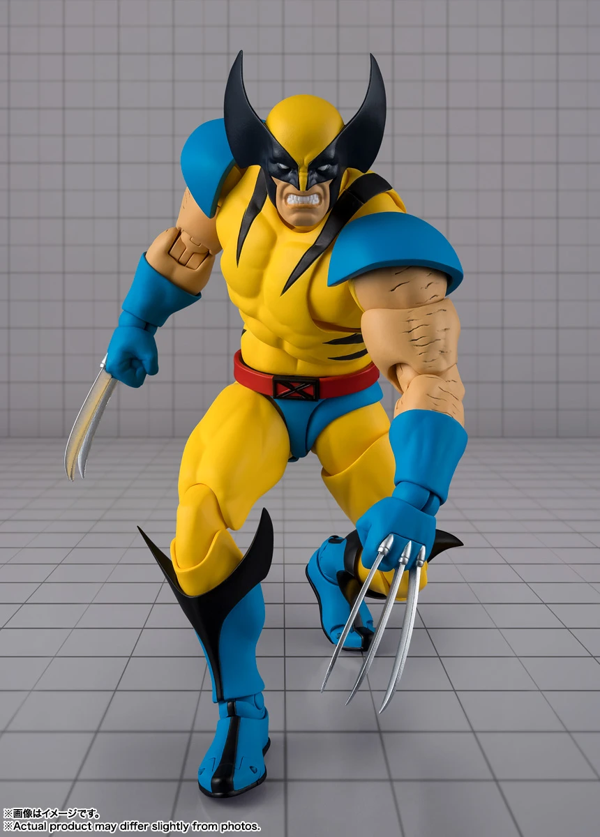 Фото Горячая распродажа! В наличии: фигурки Bandai SHFiguarts MARVEL GAMERVERSE — Волкерин, Человек-паук, Циклоп. Аниме-модели, подарок. №2