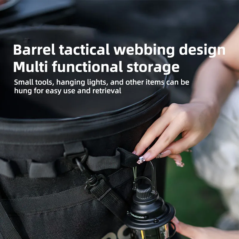 Портативная сумка-ведро Blackdog для кемпинга на открытом воздухе с легкой складной