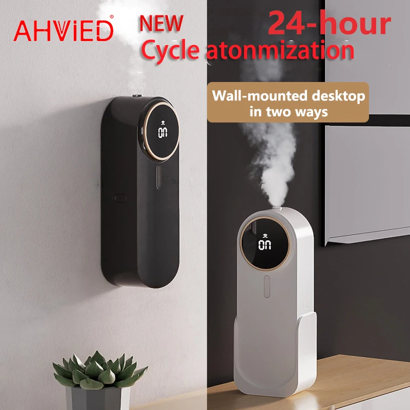

AHVIED Battery Aroma Diffuser 120m³ Room Fragrance Air Freshener Home AIR Flavoring for Small Spaces Such As Toilet and Elevator