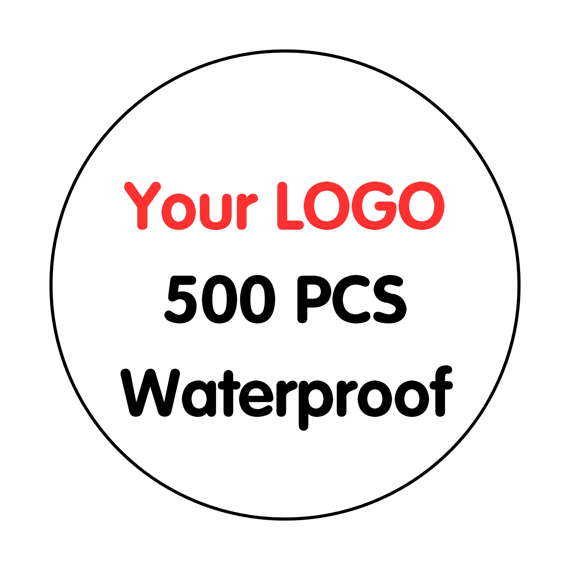 

Персонализированные круглые наклейки на мелованной бумаге