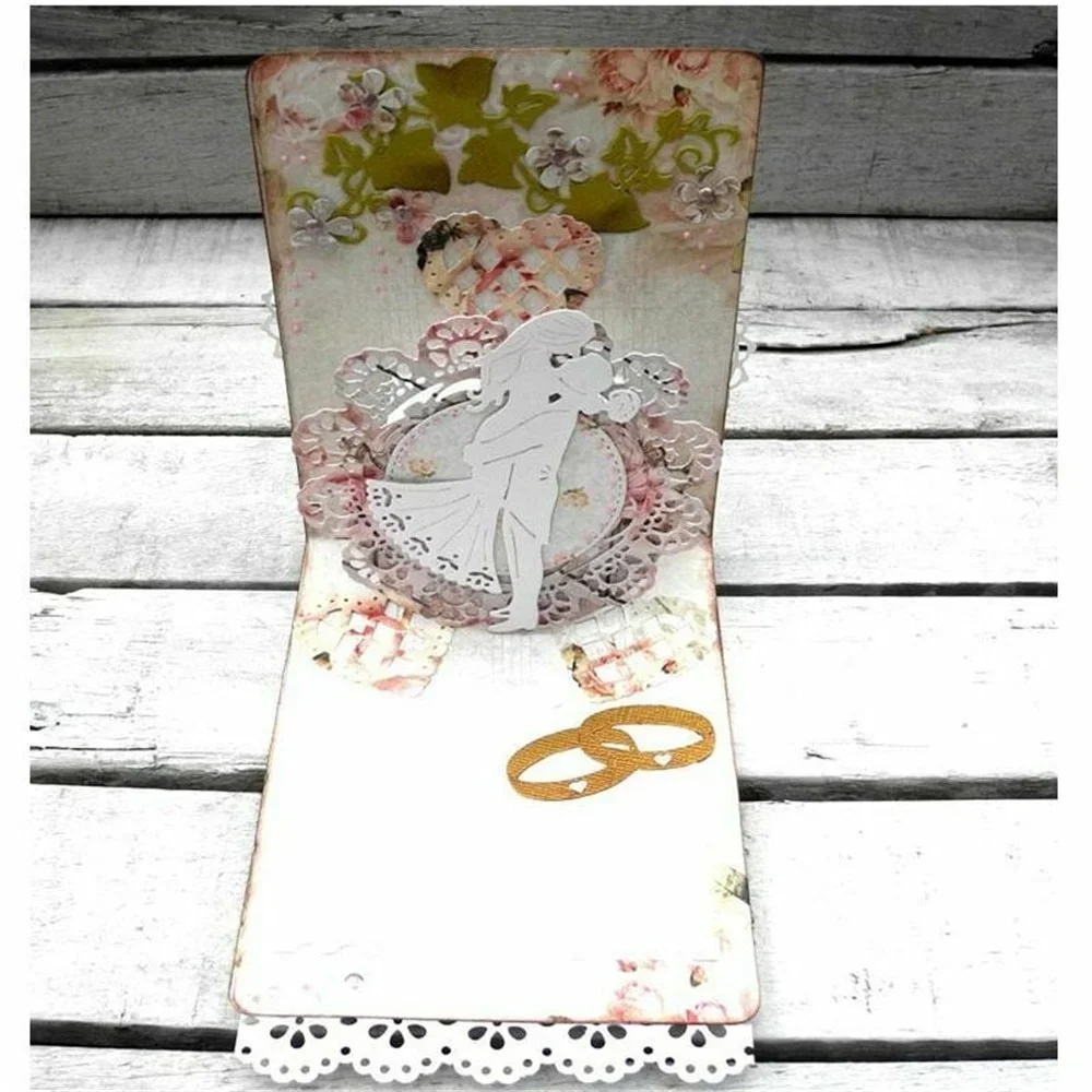 Обручальные кольца металлические Вырубные штампы стандартное ремесло тиснение