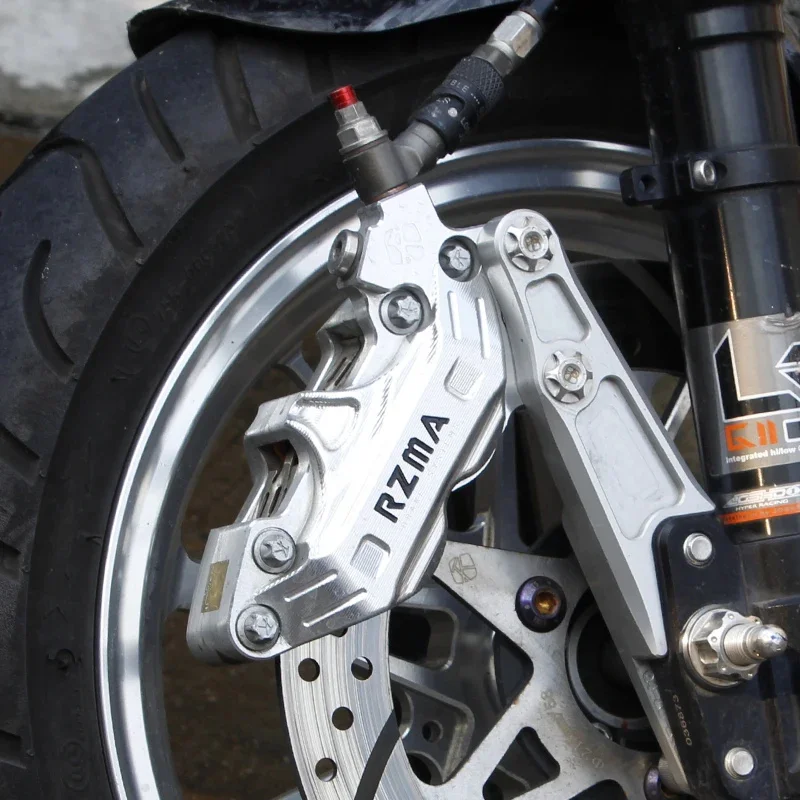 RZMA Abalone суппорт M402 большой четыре пары поршней Little Bull № 9 модифицированный