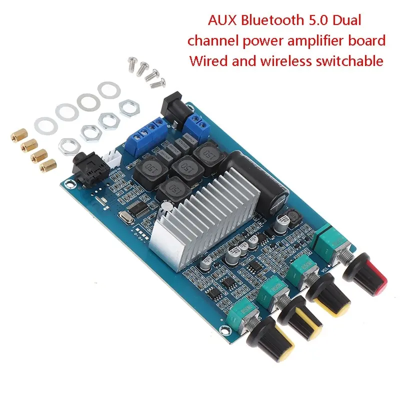 

TPA3116, 2,0 каналов, высокая мощность, Bluetooth 5,0, Стандартная плата усилителя сабвуфера