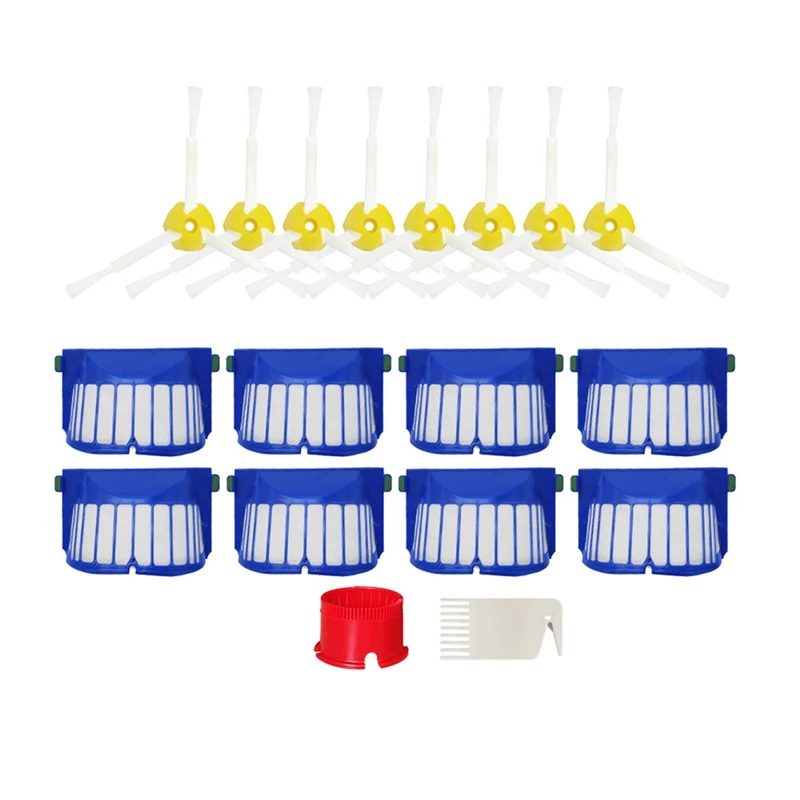 

Запчасти для Irobot Roomba 600 605 606 610 614 616 620 660 630 651 650 670 690 680 Hepa фильтр основная боковая щетка