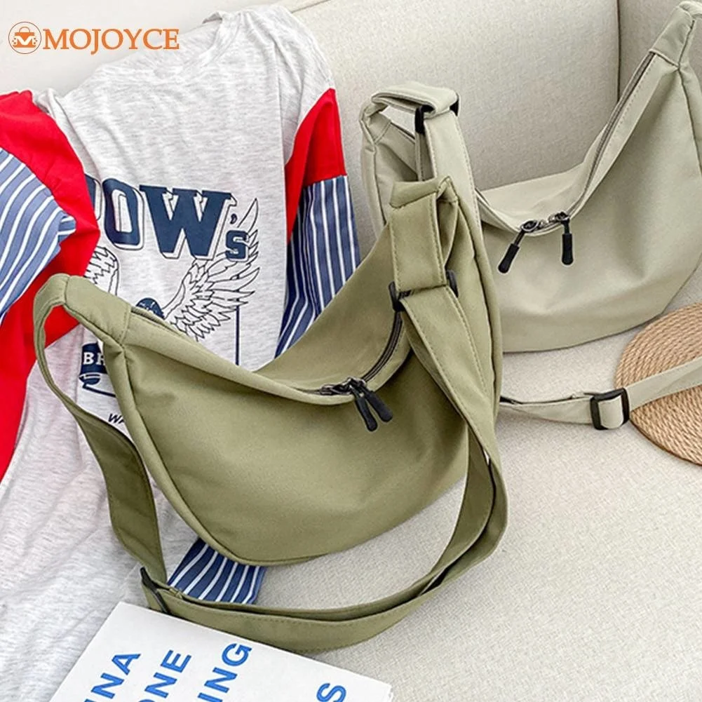 

Women's Bag Canvas Composite Pillow Crossbody Bags New Large Capacity Ladies Messenger Bags Leisure Solid Color Shoulder Bags