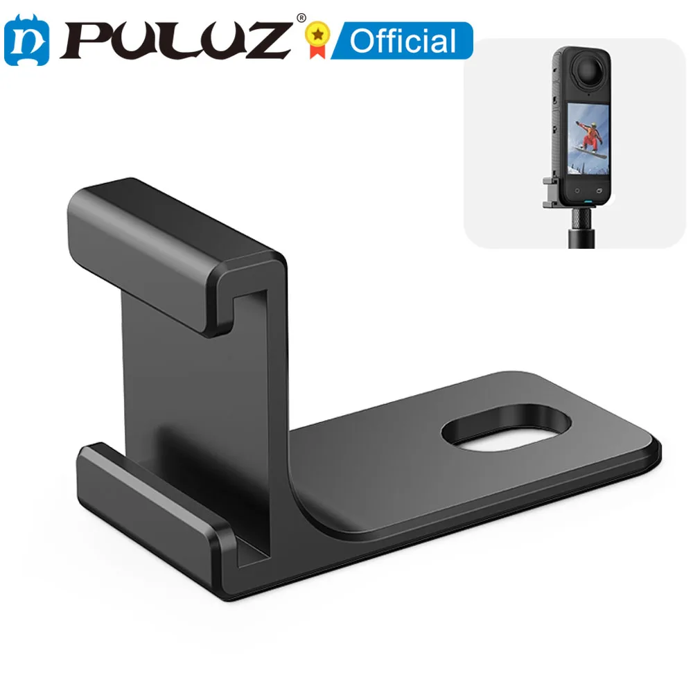 PULUZ для Insta360 X4 / X3 One X2 селфи-Палка с удлинителем холодного башмака алюминиевые