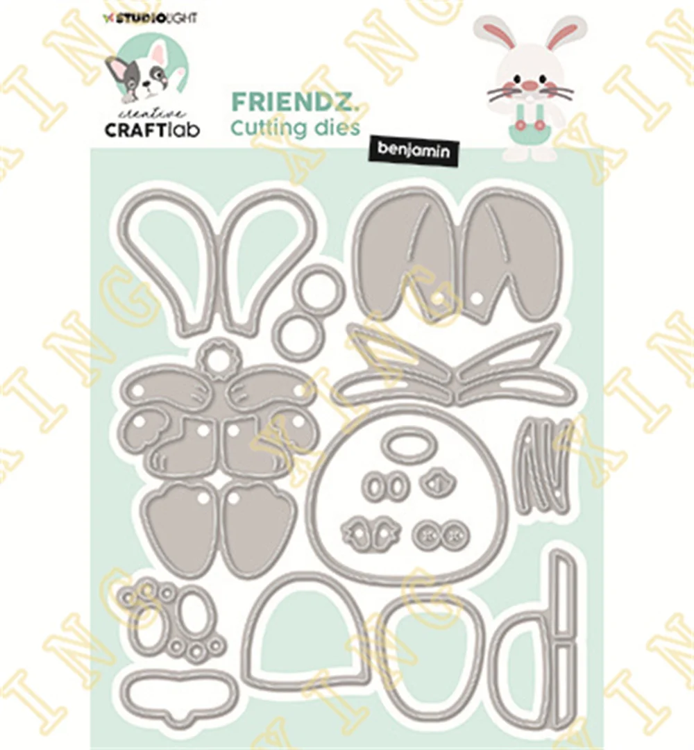 

Benjamin Friendz Metal Craft Cutting Dies Diy Scrapbook Paper Diary Decoration Card Handmade Embossing New Product for 2023