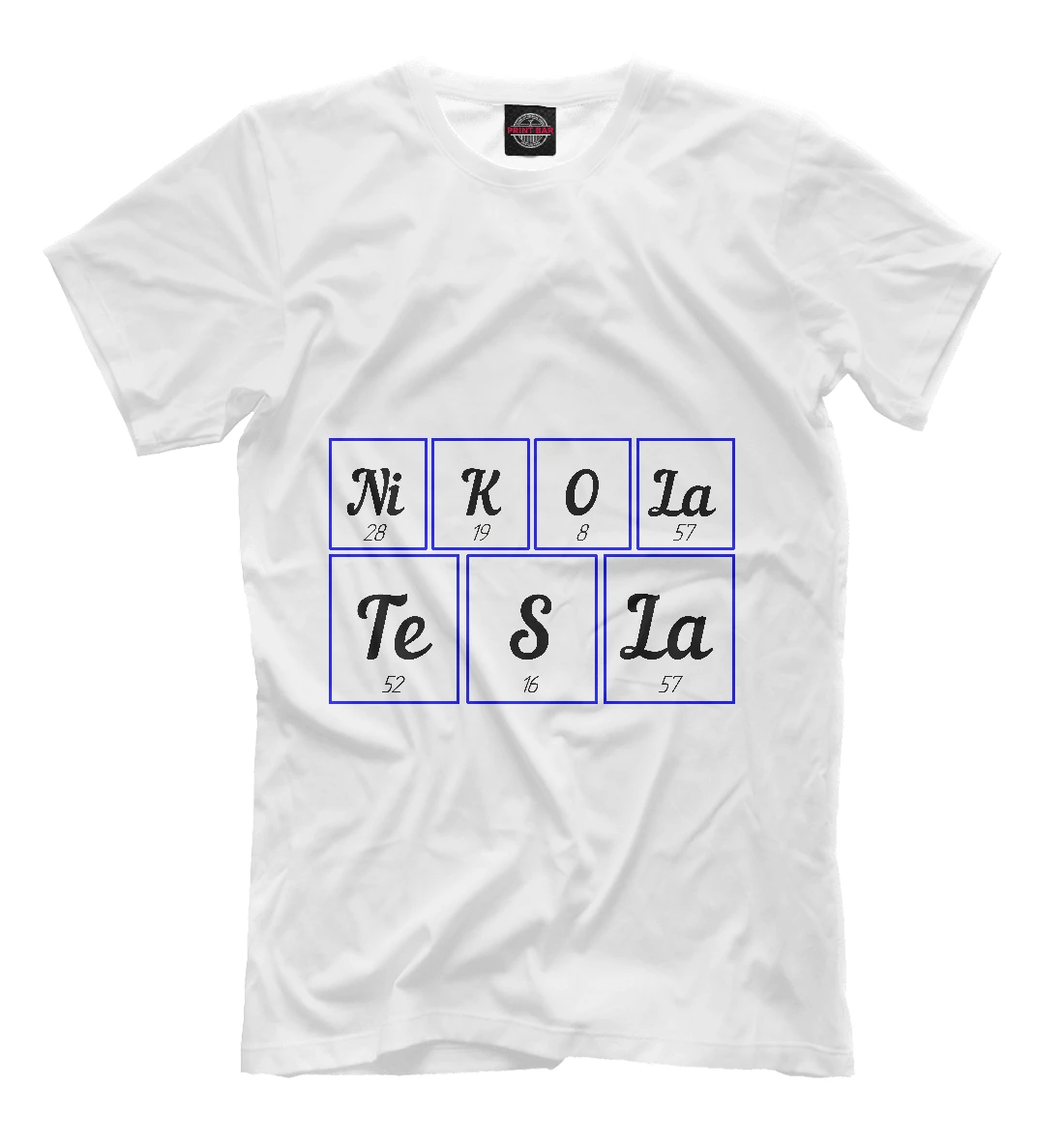 Футболка Mathematics and Physics Никола Тесла Исторические личности - разные |