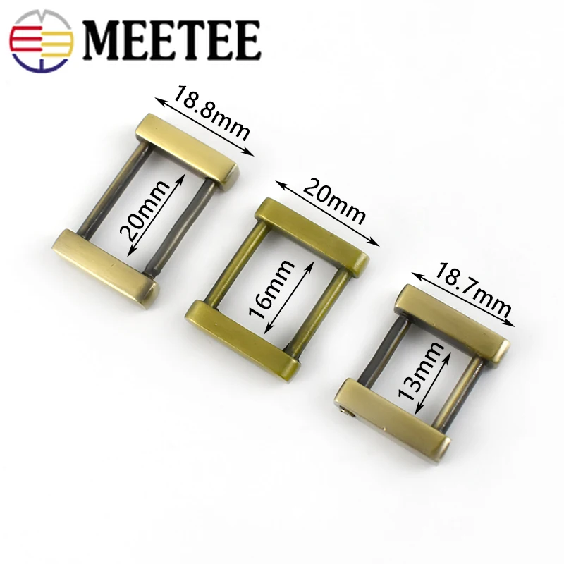 Meetee 5Pcs 13/16/20mm Removable Metal Buckles Bag Strap Handle Clasp Buckle DIY Chain Hanger Hooks Dog Collar Accessories BK074 | Дом и сад