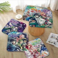 the rising of the shield hero simplicity multi color plush cushion home back cushion soft comfortable 50x50cm seat mat