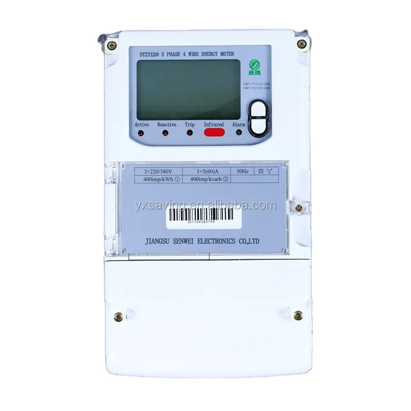 

Three Phase Four Wire Intelligent Energy Meter With High Accuracy And Small Error Electricity Energy Meter\Watt Meter