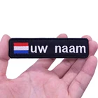 10X см Голландский Флаг, Нидерланды, именной патч на заказ, полосы, бейдж, термоклейкие нашивки, бирки, геолизующая живопись, животное