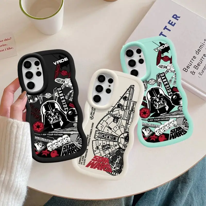 Звездные войны чехол для телефона Samsung Galaxy S24 Ultra S23 FE S22 S20 Plus S21 A22 A32 5G A52 A73 A55 мягкий