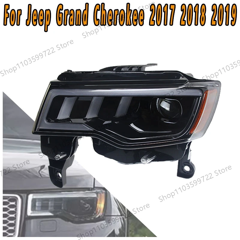 Для Jeep Grand Cherokee 2017 2018 2019 1 пара светодиодных фар передний бампер светодиодные