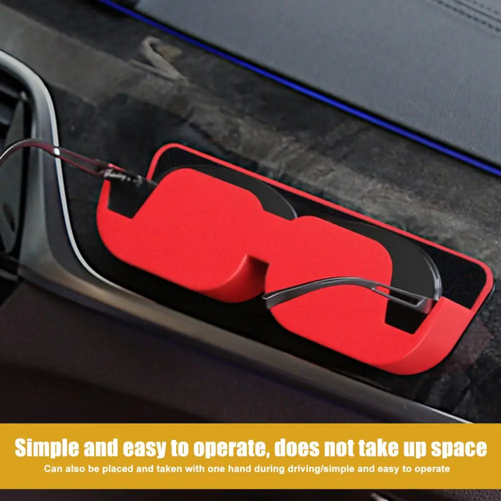 

Car Glasses Case Car Sunglasses Storage Holder Self-Adhesive With Felt Padding Car Glasses Case Storage Box