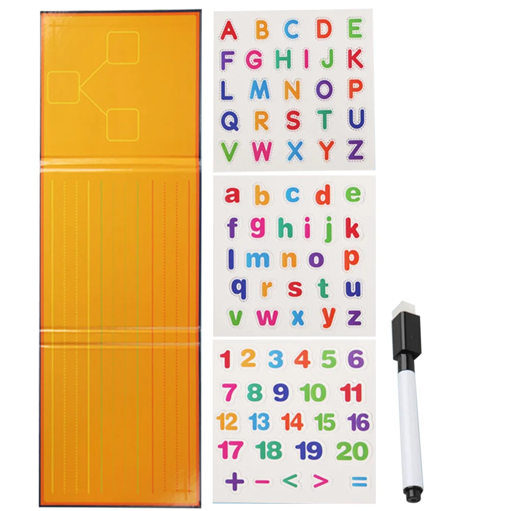 

Алфавит головоломка книга игры пазлы DIY магнитные алфавиты цифры буквы магниты Многоразовые детские книги