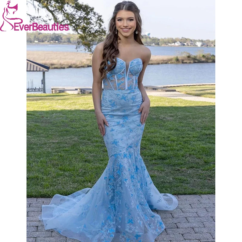 

Mermaid Lace Prom Dresses Long Sweetheart Formales Formal Dress Banquet Party Dresses for Women 2023 Vestidos De Ocasión
