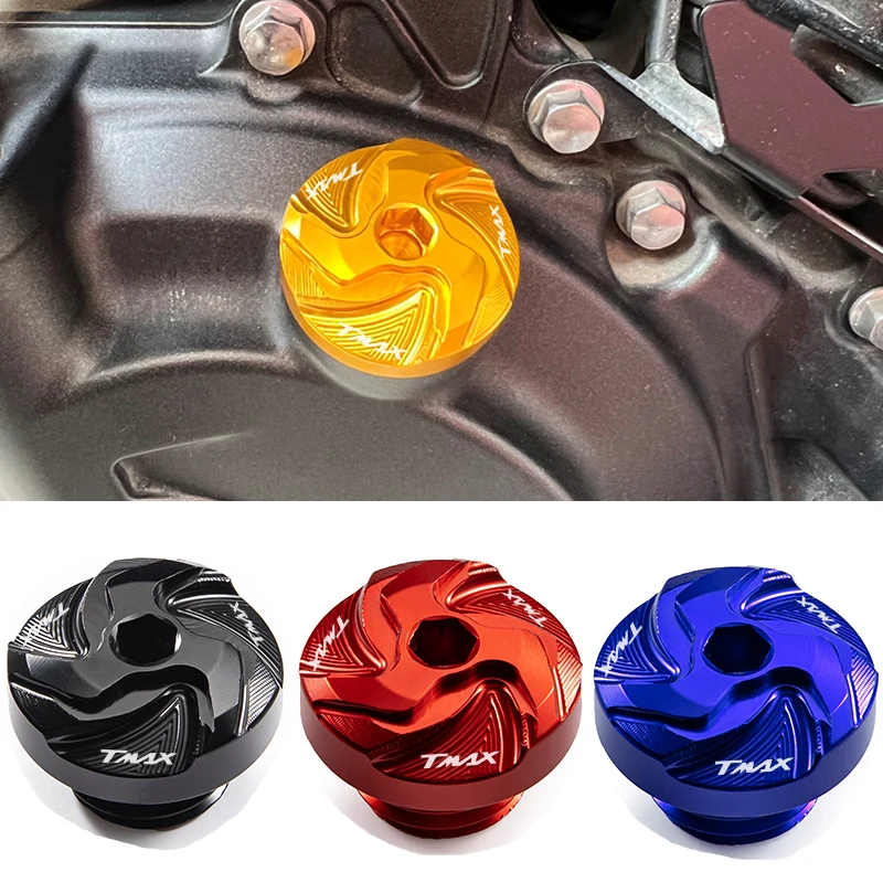 Motorcycle CNC Engine Oil Cap Bolt Screw filler cover For YAMAHA T-MAX 500 530 TMAX530 SX/DX 2017-2019 TMAX 560 2020 2021 2022