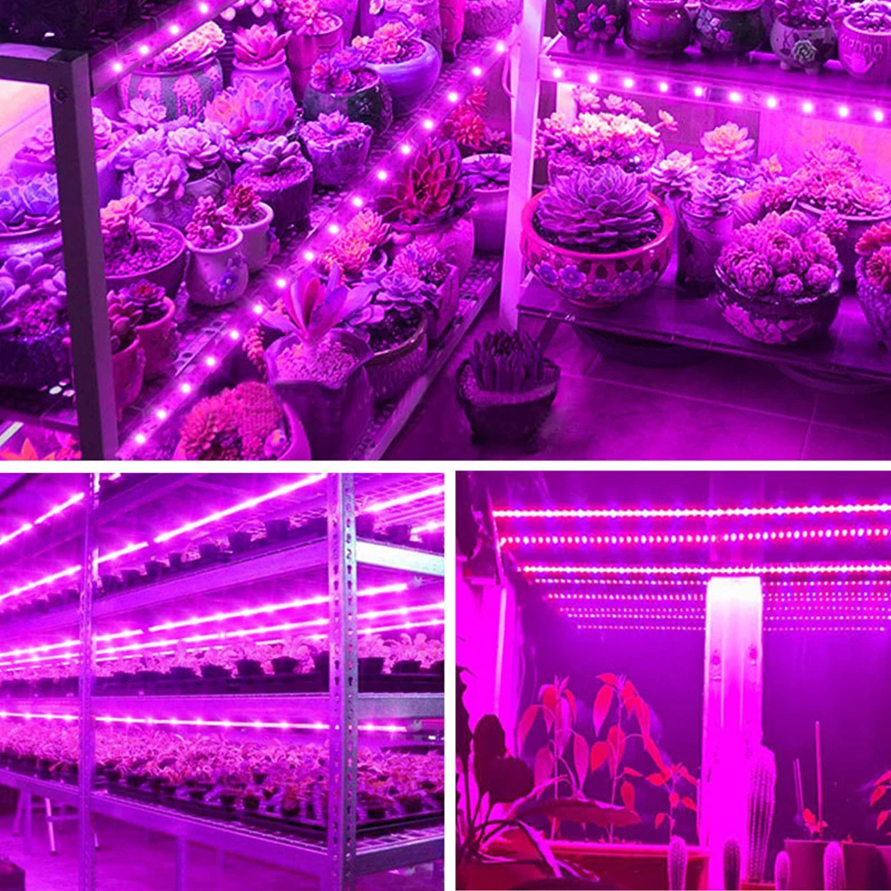 Светодиодная Водонепроницаемая фитолампа полного спектра USB светильник для