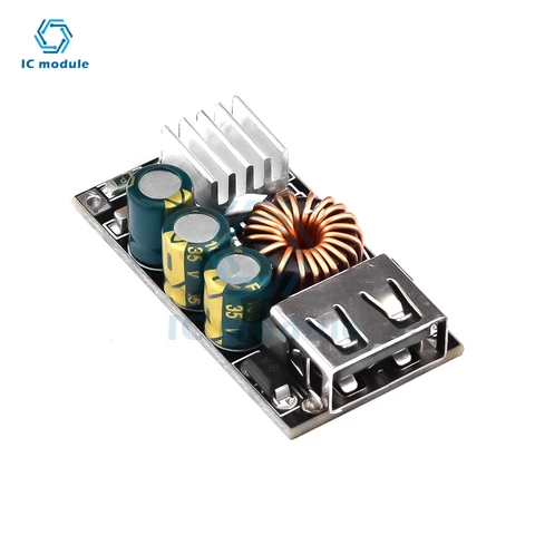 USB понижающий модуль DC-DC 5V QC 3.0 diymore