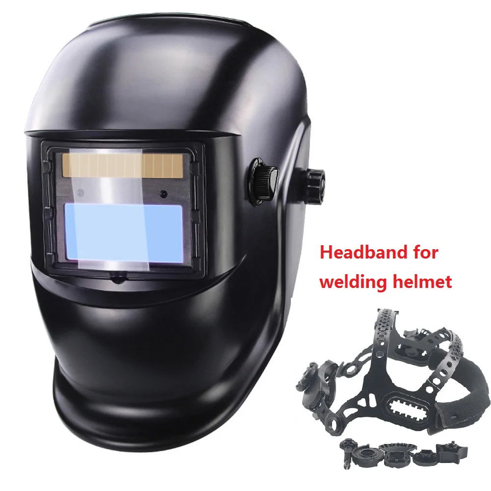

Adjustable Soldering Mask Welder Headband Solar Auto Dark Helmet Welding Supplies Headgear Accessories Tool Паяльные аксессуары