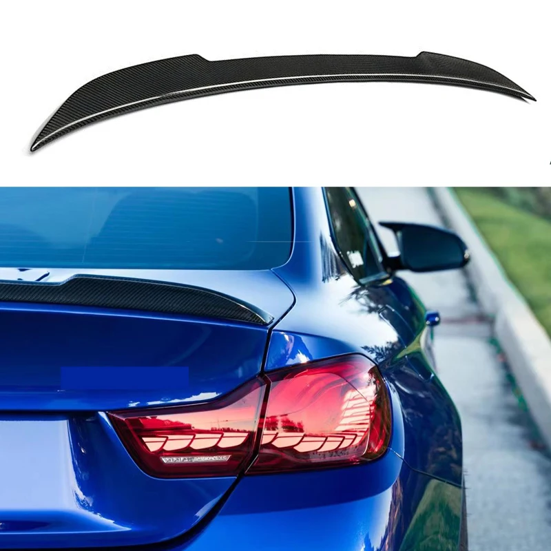 Задний спойлер из углеродного волокна в стиле CS для BMW F36 4 серии 2-дверного седана