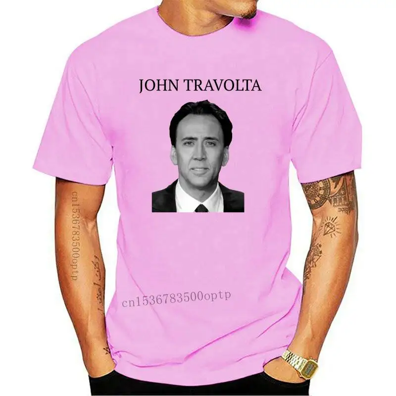 Мужская одежда новинка футболка с лицом Николаса Кейджа забавная топы коротким