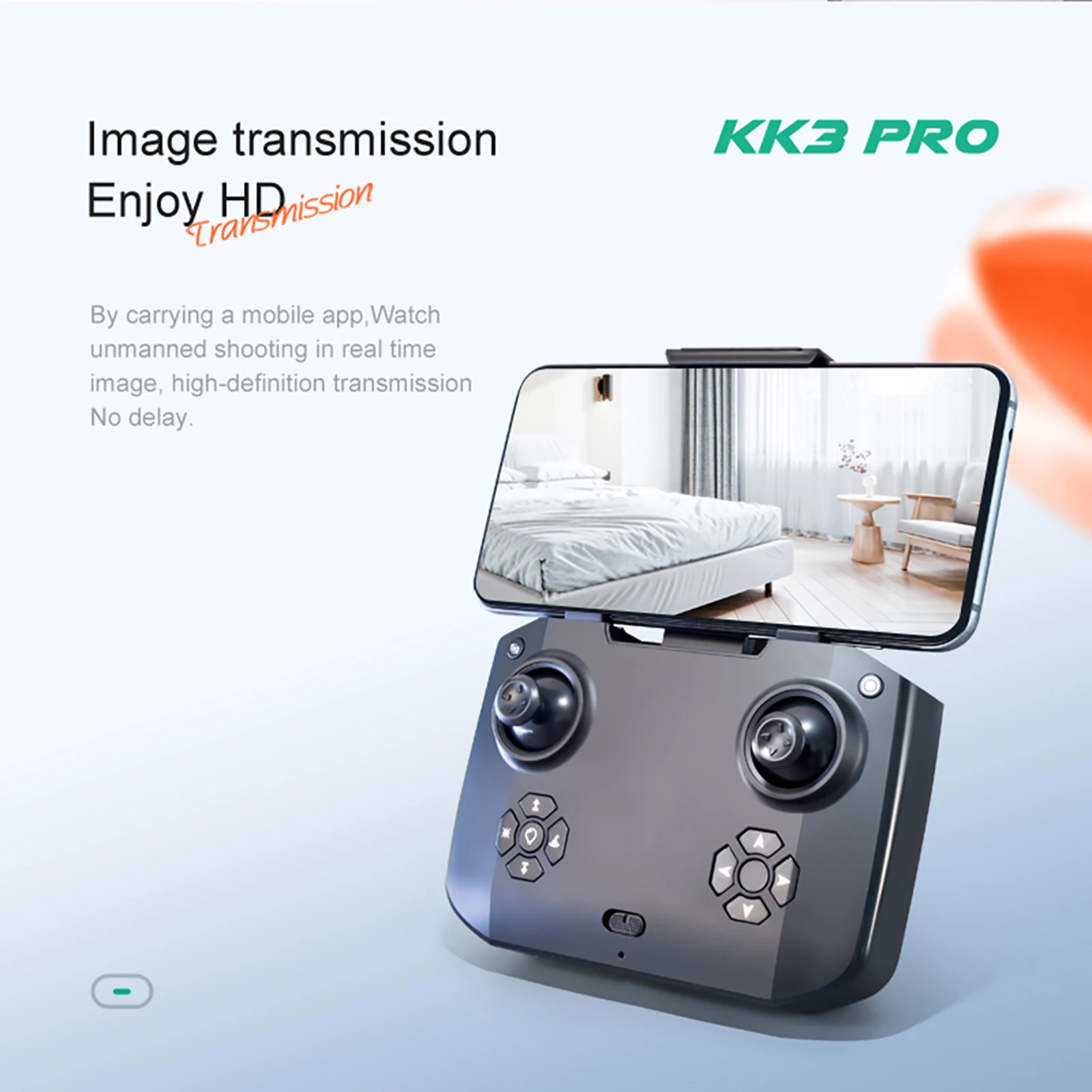 Мини-Дрон KK3 Pro с двойной HD-камерой 4K, со светодиодной подсветкой (art.: 3920bcecb6aa6) - 3920bcecb6aa6