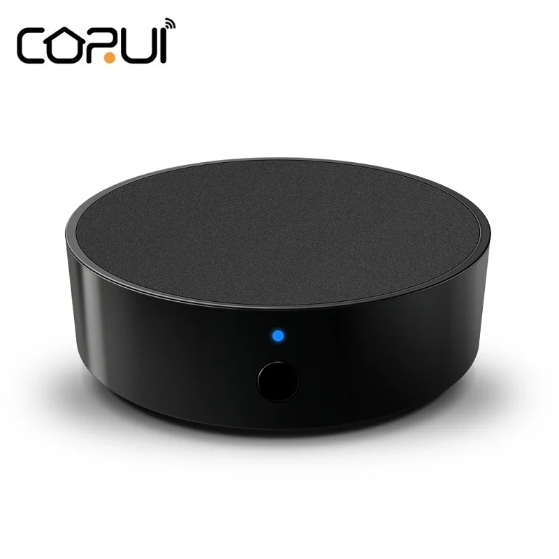 

CORUI IR Remote Control Smart WiFi Universal Infrared Smart Home Tuya APP Control For TV DVD AUD AC Works With Amz Alexa Google