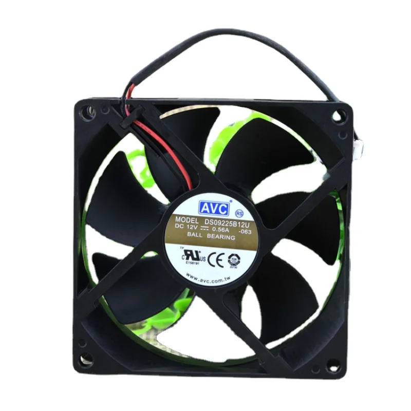 

Original CPU Cooling Fan For AVC DS09225B12U 12V 0.56A 9025 9CM 4-wire High Air Volume Chassis Fan Radiator