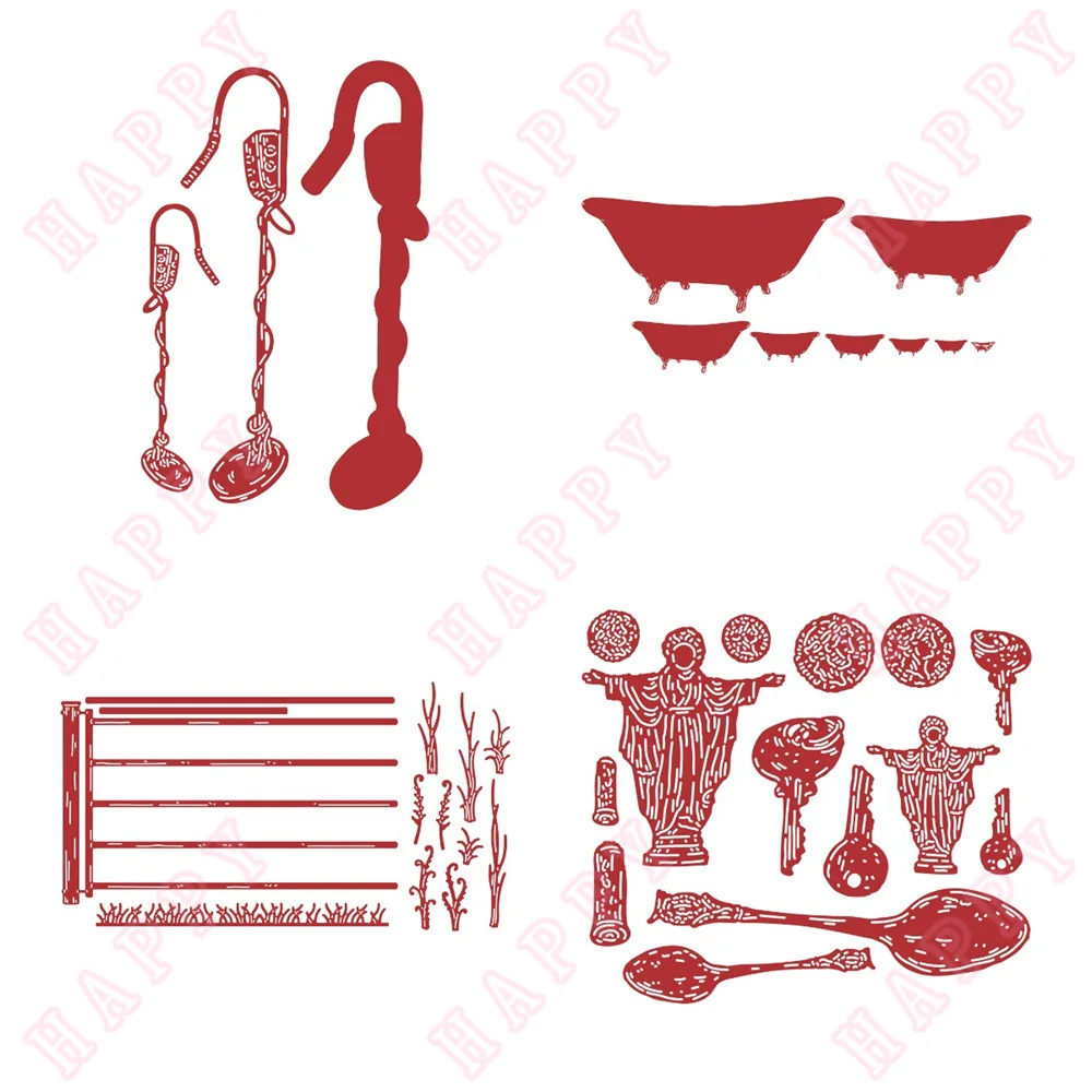 

New Metal Cut Dies Labour Of Love Web Exclusive Die Bundle Scrapbook Diary Decoration Embossing Template DIY Greet Card Handmade