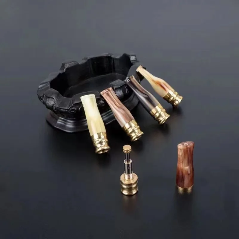 

For 8mm Creative Microfilter Mouthpiece for cigarette Recyclable Portable Tobacco Filter Washable Pipes for Smoking Smoking Tool