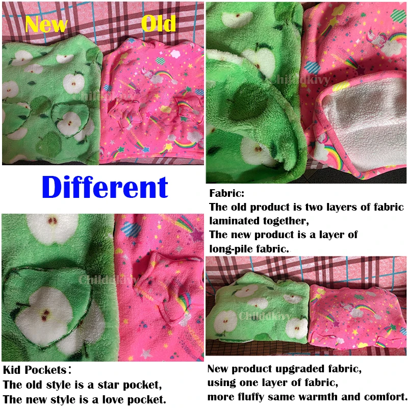 Зимнее шерстяное одеяло из плюша и флиса Одинаковые худи для семьи Свитер