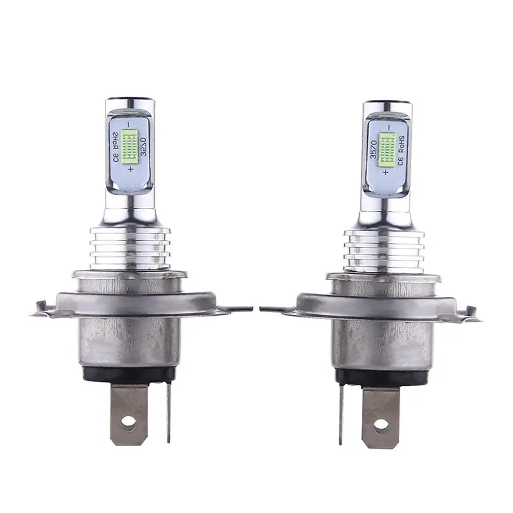 

2 Packs H4 LED Headlight Kit 35W 4000LM Car Bulb High Power 8000K 12-24V
