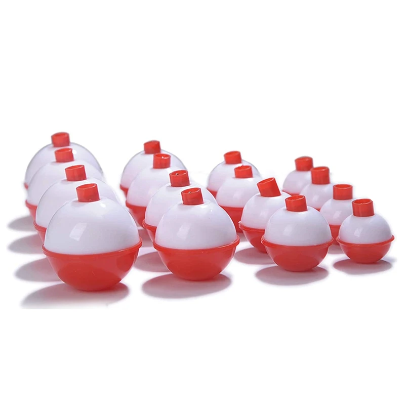 

Fishing Bobbers Assortment, 16 Set Red And White Fishing Bobbers For Fishing Bobbers Floats, Fishing Bobber