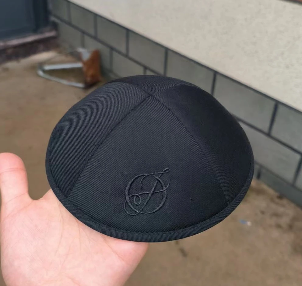 Черный хлопковый саржевый Свадебный KIPPAH Kippot Kipot | Тематическая одежда и униформа