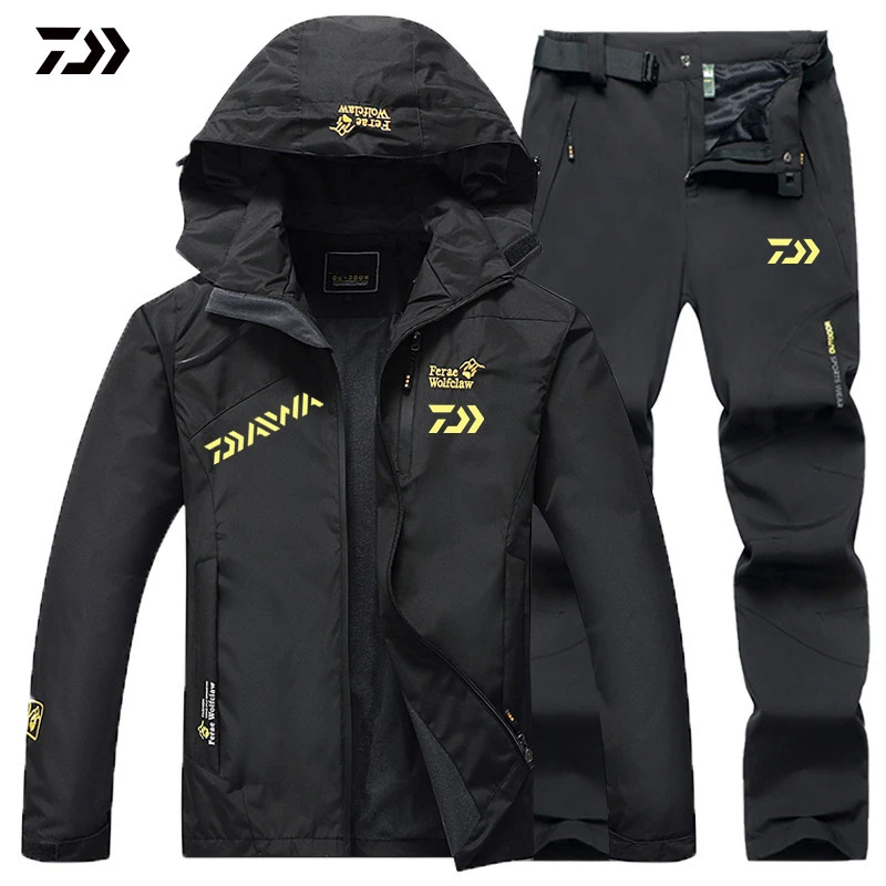 

2022 Daiwa Fishing Suits Waterproof Windproof Thin Section Men's Outdoor Fishing Jackets Daiwa Softshell Hiking Fishing Clothes
