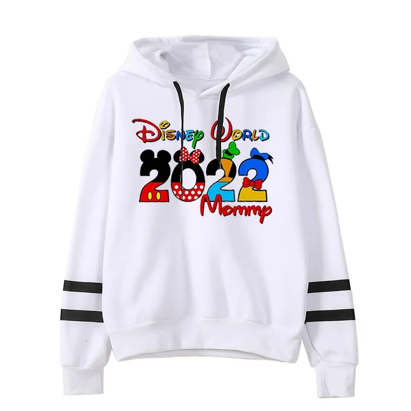 

Christmas disney 2022 Cartoon winter hoodie Women's Top Pullover Fashion Loose Hooded Clothes