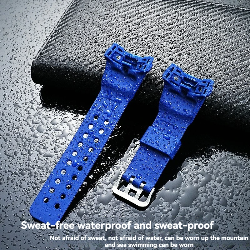 Фото Для Casio G-Shock GWN-1000 GWN-1000B 5371: Премиальный мягкий силиконовый ремешок из полимерной смолы для замены, мужской спортивный водонепроницаемый браслет №4